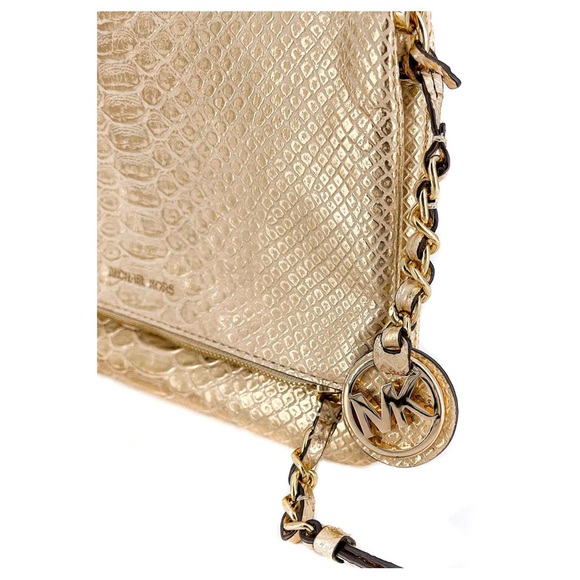 Michael Kors Gold Pochette Golden clutch bag - Picture 3 of 8